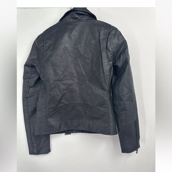 BLANKNYC Faux Leather Full Zip Moto Jacket - Black - XS, NWT - Picture 6 of 7